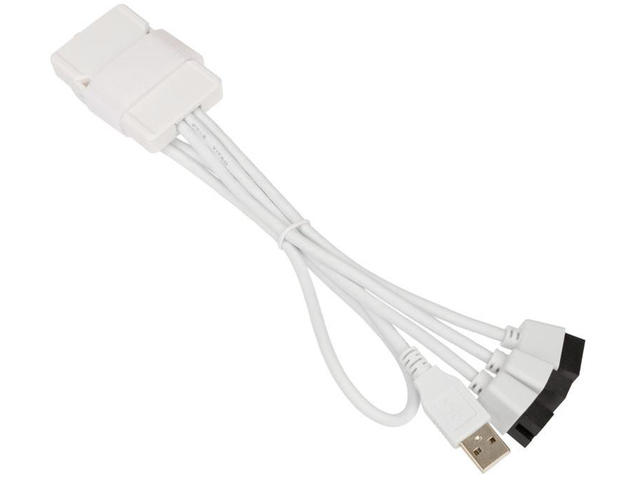 Кабели за компоненти Lian Li PW-U2TPAW USB 2.0 1-to-3 Hub