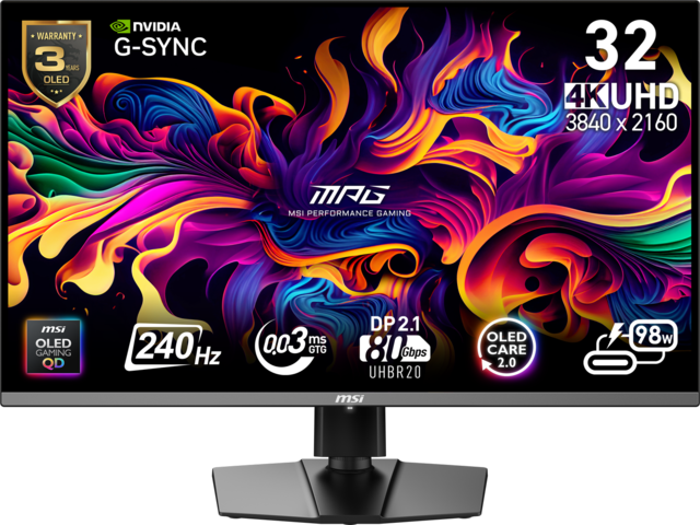 Монитори MSI MPG 322URX QD-OLED