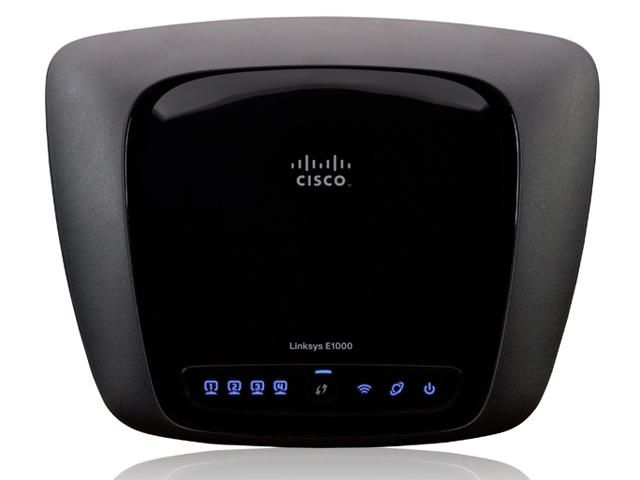 Мрежово оборудване Рутер Linksys за безжична свързаност Wireless-N (E1000)