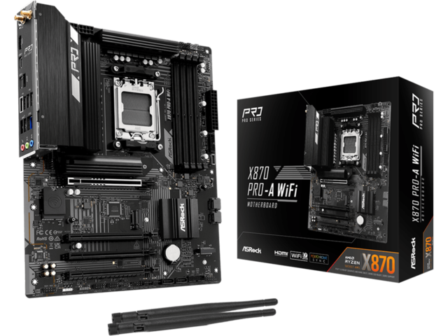 Дънни платки ASRock X870 Pro-A WiFi