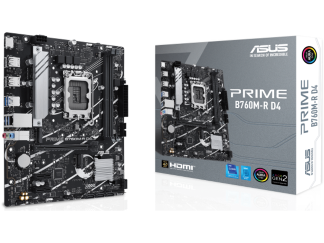 Дънни платки ASUS PRIME B760M-R D4