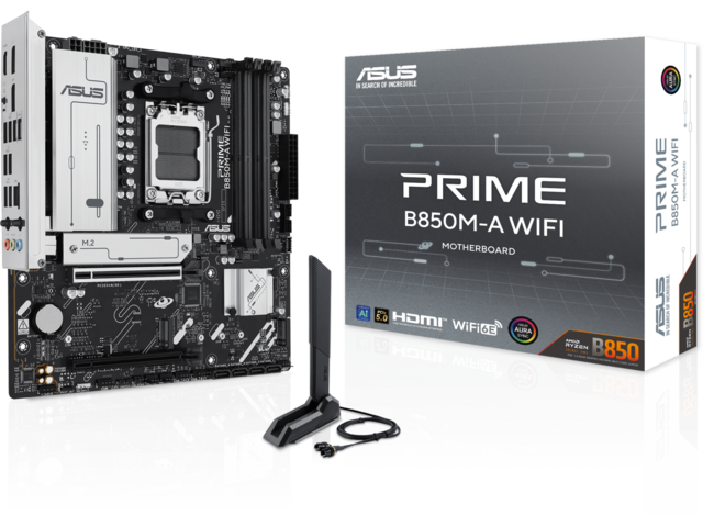 Дънни платки ASUS PRIME B850M-A WIFI