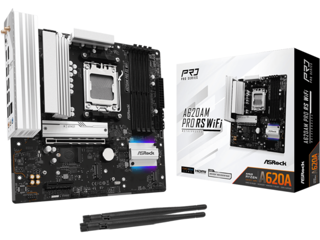 Дънни платки ASRock A620AM Pro RS WiFi