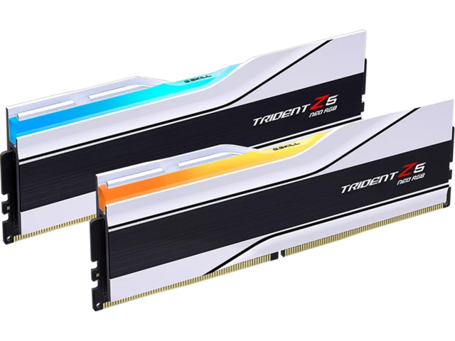 Оперативна памет 32GB (2x16GB) DDR5 6000 MT/s G.SKILL Trident Z5 Neo RGB White 