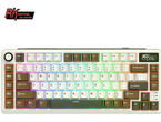 Клавиатури Royal Kludge RK L75 Palm Green, Cream switch