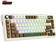 Клавиатури Royal Kludge RK L75 Palm Green, Cream switch
