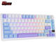 Клавиатури Royal Kludge RK-M75 Taro Milk, K Silver switch