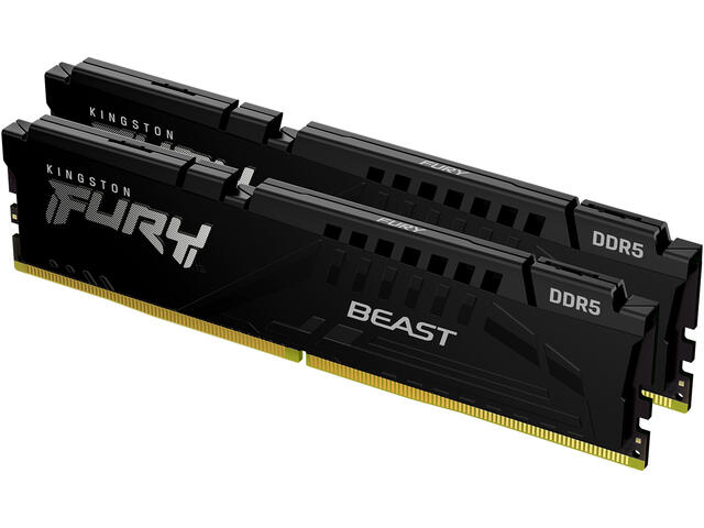 Оперативна памет 16GB (2x8GB) DDR5 6000 MT/s Kingston FURY Beast Black