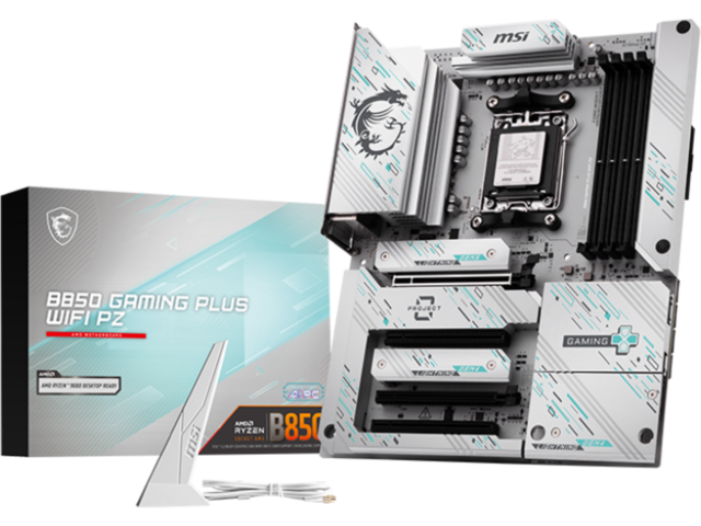 Дънни платки MSI B850 GAMING PLUS WIFI PZ