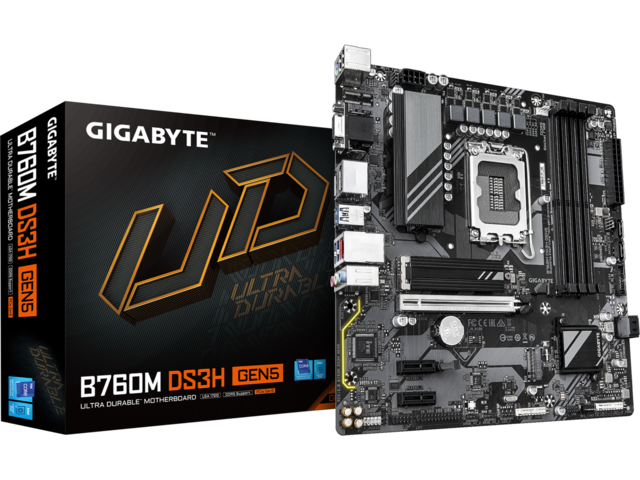 Дънни платки GIGABYTE B760M DS3H GEN5