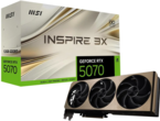 Видео карти MSI GeForce RTX 5070 12G INSPIRE 3X OC