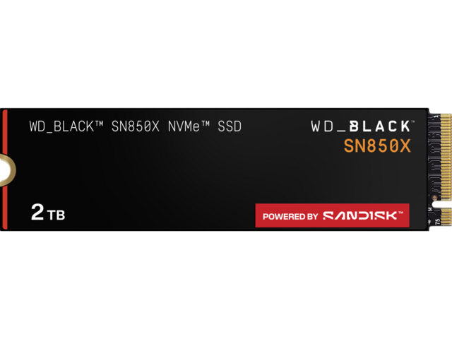 SSD 2TB WD_BLACK SN850X POWERED BY SANDISK