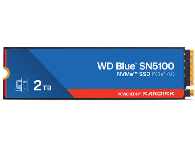 SSD 2TB WD Blue SN5100 POWERED BY SANDISK