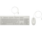 Клавиатури HP 225 Wired Mouse and Keyboard Combo G2, White
