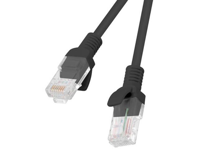 Кабели и Адаптери Lanberg пач кабел CAT5E 2 m Black