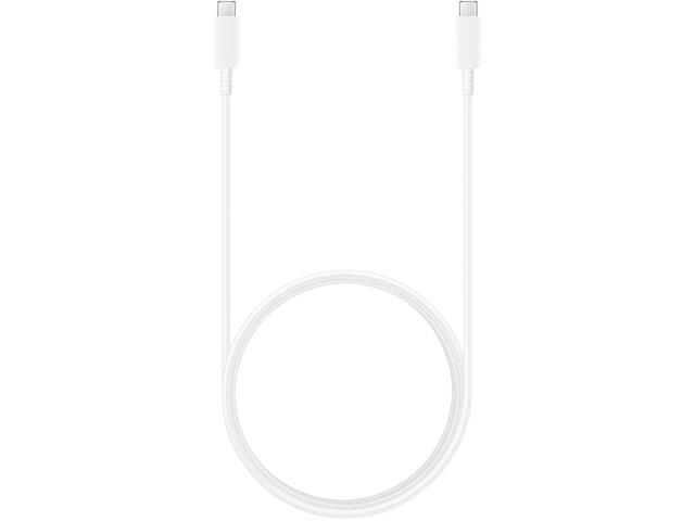 Кабели и Адаптери Samsung USB кабел 5A (USB-C to USB-C), White