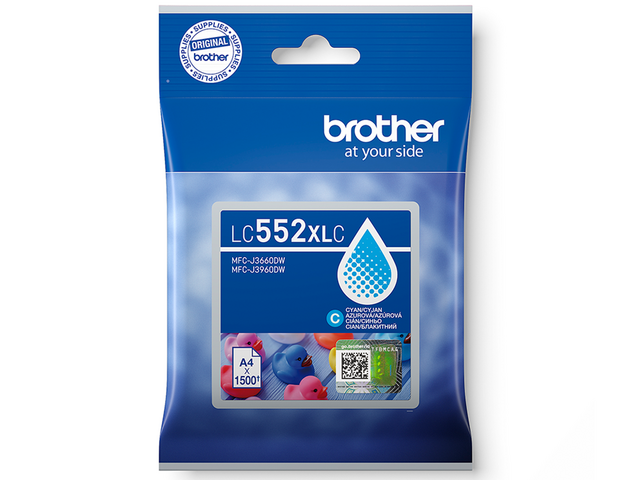 Консумативи Brother LC-552 XL, Cyan 