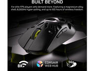 Мишки Corsair SABRE v2 PRO WIRELESS MAGNESIUM ALLOY Gaming Mouse – Black