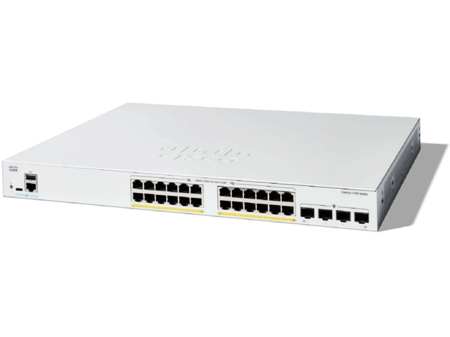 Мрежово оборудване Cisco Catalyst 1300 24-port GE Full PoE 4x1G SFP