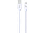 Кабели и Адаптери Dviced USB-A to lightning cable Charging & Data transfer 1,25m-White