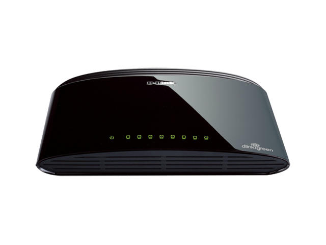 Мрежово оборудване D-Link 8-портов 10/100Mbps Fast Ethernet неуправляем суич