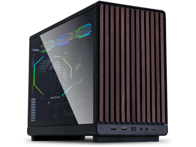 Кутии Lian Li DAN A3-mATX Wood Edition Black