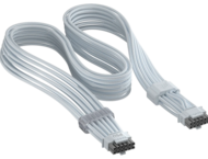 Кабели за компоненти Corsair ThermalProtect PCIe 5.1 600W 12V-2x6 Cable, Бял