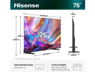 Телевизори Hisense 75E7S
