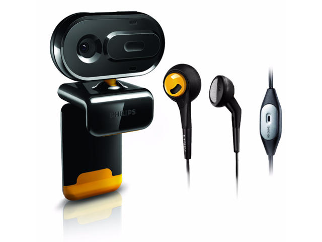 Слушалки Комплект уеб камера и слушалки с микрофон Philips