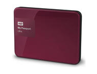 Външни HDD 1TB WD My Passport Ultra USB 3.0, в червено