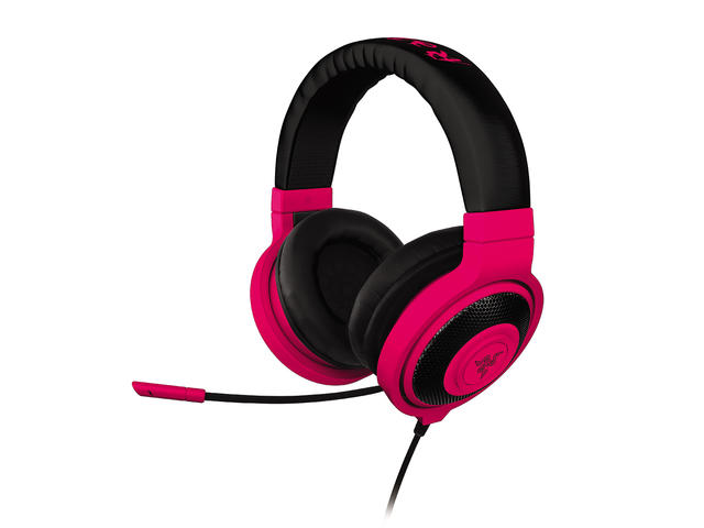Слушалки Razer Kraken Pro Neon, черно-розови