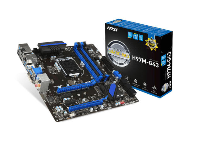 Дънни платки MSI H97M-G43