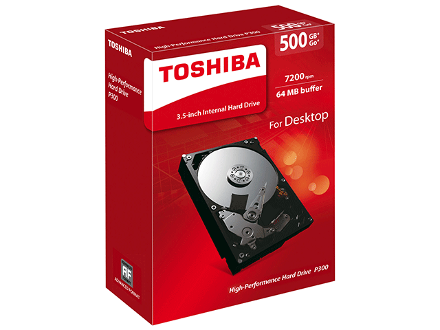 Твърди дискове Toshiba P300 500GB/ 7200 rpm