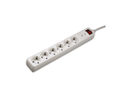 Разклонители Hama Power Strip, 6 гнезда, бял