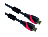 Кабели и Адаптери VCom Кабел HDMI M / M Ultra HD 4k2k Gold +2 Ferrite v1.4 ethernet 3D - CG525D-10 метра