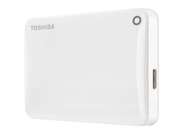 Външни HDD 500GB Toshiba Canvio Connect II, бял