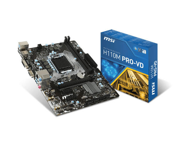 Дънни платки MSI H110M PRO-VD