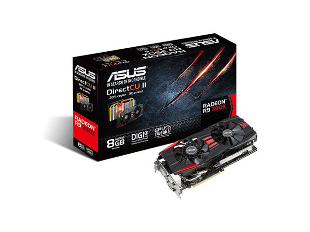 Видео карти ASUS AMD R9 390X-DC2-8GD5