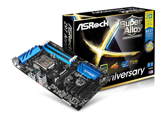 Дънни платки ASRock Z97 ANNIVERSARY