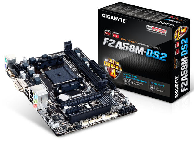 Дънни платки Gigabyte GA-F2A58M-DS2 /FM2+