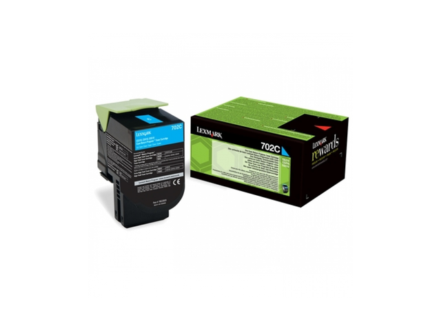 Консумативи Оригинален тонер Lexmark 702C