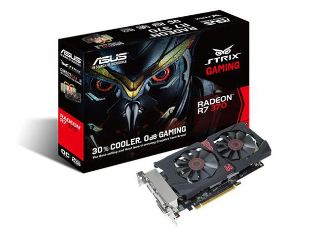 Видео карти ASUS Radeon STRIX R7 370-DC2OC-2GD5