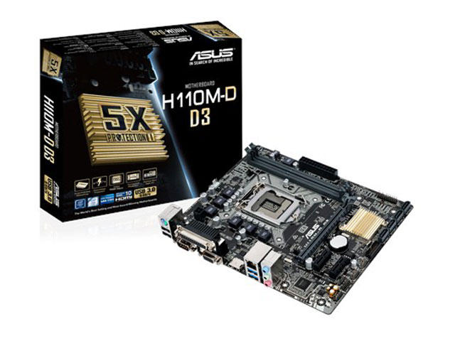 Дънни платки Asus H110M-D D3
