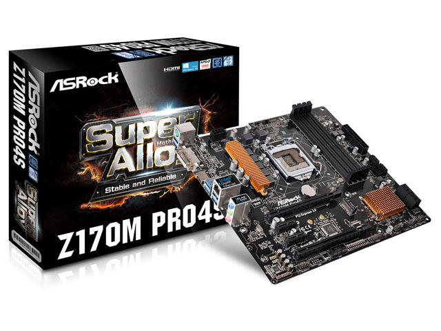 Дънни платки ASRock Z170M Pro4S