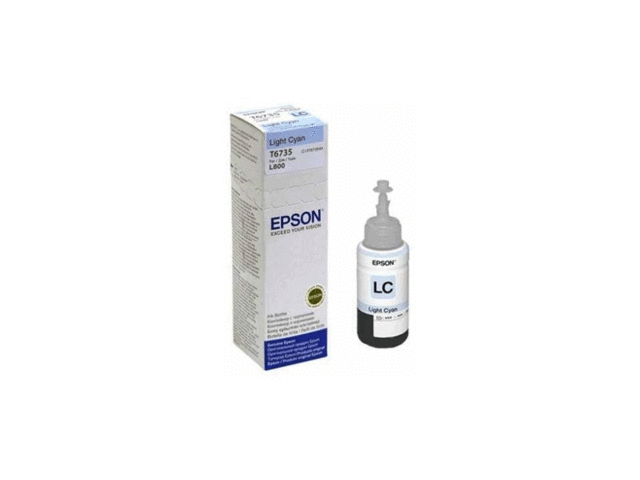 Консумативи Оригинална мастилница Epson T6735 Light Cyan