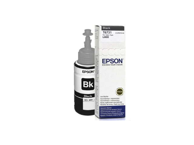 Консумативи Оригинална мастилница Epson T6731 Black